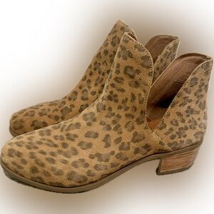 Coconuts by Matisse Tan Leopard Ankle Booties